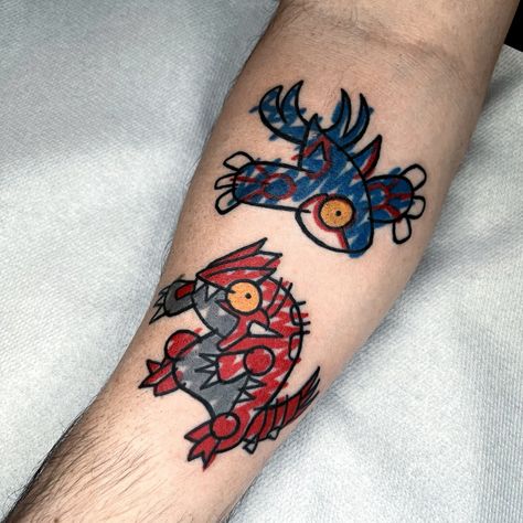 Digimon Tattoo, Brain Tattoo, Pokemon Tattoo, Doodle Tattoo, Spooky Tattoos, Gaming Tattoo, Tattoo Style Drawings, Diy Tattoo, Funny Tattoos