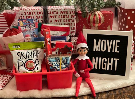 Elf On The Shelf Ideas Coloring, Lite Brite Elf On The Shelf, Pair Of Elf On The Shelf Ideas, Potty Training Elf On The Shelf, Elf On Shelf Movie Night, Elf Movie Night Ideas, Elf On The Shelf Exit Ideas, Movie Night Elf On The Shelf, 1st Night Elf On The Shelf Ideas