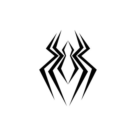 Spiderman Outfits Drawing, Different Spiderman Logos, Spiderman Logo Design, Spiderman Logo Ideas, Spidersona Logo Ideas, Spiderman Symbol Ideas, Spidersona Spider Logo, Spider Symbol Art, Spider Man Logo Design