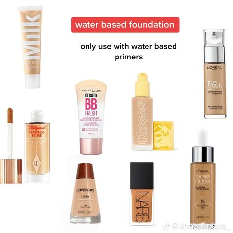 Water Based Makeup, Water Based Foundation, Safe Makeup, Brown Girls Makeup, Work Makeup, Silicone Makeup, Makeup Artist Tips, Makeup Help, Swag Makeup