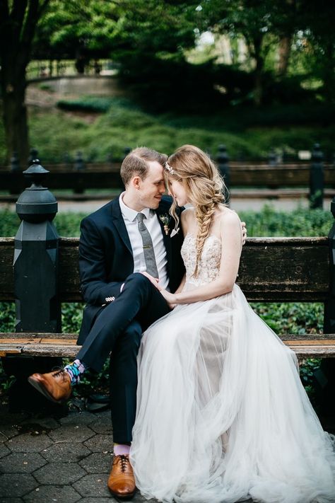 Central Park Weddings, Wedding Bridesmaids Dresses Blue, Nyc Elopement, Elopement Dress, Beautiful Wedding Gowns, Wedding Photography Tips, Park Wedding, Ideal Wedding, Park Weddings