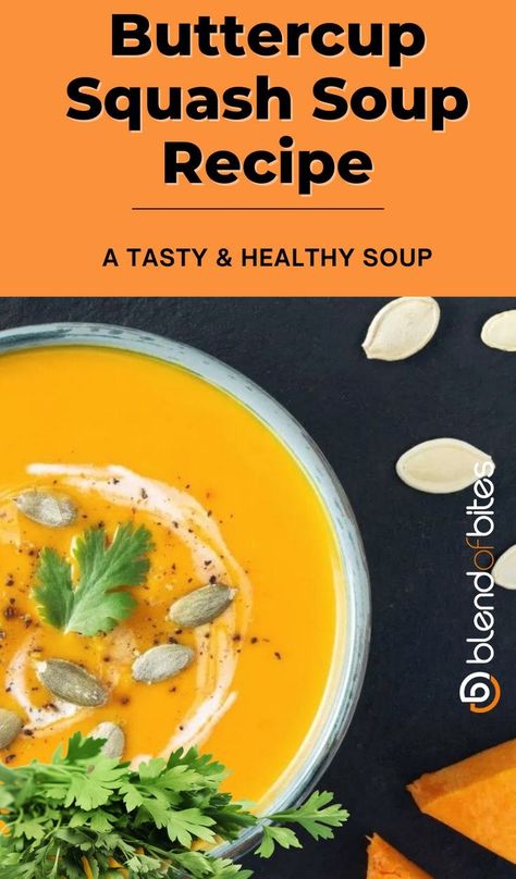 Buttercup Squash Soup Recipe, Buttercup Squash Soup, Buttercup Squash, Butternut Squash Soup Recipe, Easy Butternut Squash, Butternut Squash Recipes Soup, Squash Soup Recipe, Butternut Squash Recipes, Chopped Carrots