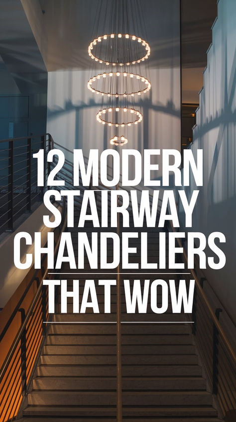 12 Modern Stairway Chandeliers That Wow Chandeliers For Stairwell, Chandelier Entryway Foyer, Modern Stairway, Foyer Lighting Fixtures Entryway, Simple Staircase, Staircase Chandelier Modern, Stairway Chandelier, Closet Chandelier, Foyer Chandeliers