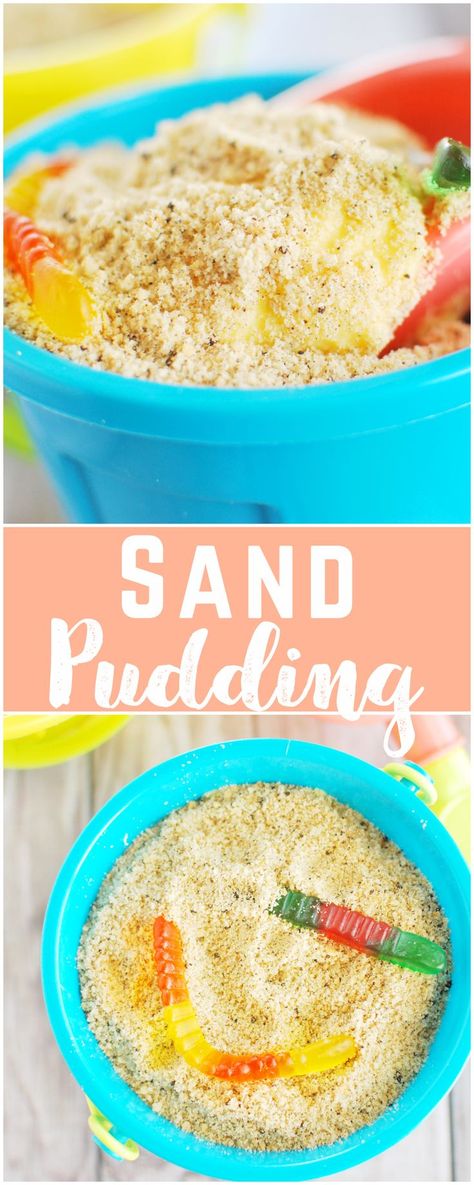 Sand Pudding Dessert, Sand Dessert, Sand Pudding, Fake Ginger, Dirt Pudding, Cookie Crumble, Homemade Snickers, Fitness Humor, Cookies Bars