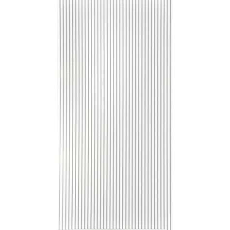 FromPlainToBeautifulInHours Ridges MirroFlex 4ft. x 8ft. Glue Up PVC 3D Wall Panels - Gloss White Paintable & Reviews | Wayfair White Walls Living Room, White Wall Paneling, Offers Design, Backsplash Panels, New House Bathroom, Barnwood Wall, Pvc Wall Panels, Pvc Panels, Acoustic Wall