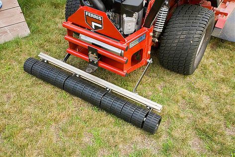 Ultimate Home Made Lawn Striper | Page 4 | LawnSite Lawn Striping Kit Diy, Diy Lawn Striper, Lawn Striping Kits, Create A Flower Bed, Diy Lawn Leveling Drag, Lawn Trailer, Zero Turn Mower Attachments Diy, Riding Mower Mods, Lawn Rollers