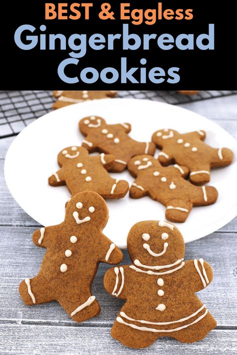 Gingerbread Man Cookies Recipe, Gingerbread Man Cookie Recipe, Keto Gingerbread, Cookies Without Eggs, Gingerbread Christmas Cookies, Gingerbread Men Cookies, Eggless Cookies, Gingerbread Cookies Decorated, Recipe Hacks