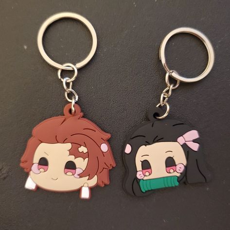 *- Demon Slayer *- Rubber Key Chains *- New Same Or Next Day Shipping Thank You For Stopping By! Demon Slayer Stuff, Demon Slayer Christmas, Anime Jewellery, Demons Layer, Christmas Present Ideas, Anime Jewelry, Present Ideas, Key Card Holder, Anime Kawaii