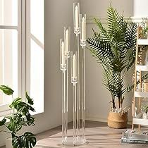 Acrylic Candle Holder, Acrylic Floor, Floor Candelabra, Clear Candle Holders, Clear Candle, Clear Candles, Party Home Decoration, Table Centerpiece Decorations, Floor Candle Holders