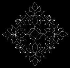 Dotted Rangoli, Indian Rangoli Designs, Dot Kolam, Pattern Design Drawing, Dot Rangoli, Very Easy Rangoli Designs, Rangoli Designs Simple Diwali, Rangoli Designs Photos, Dots Rangoli