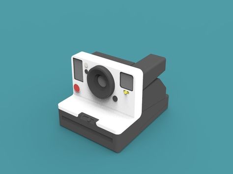 Polaroid One Step2 by LuDo_lbc - Thingiverse 3d Polaroid, Photo Polaroid, 3d Printer