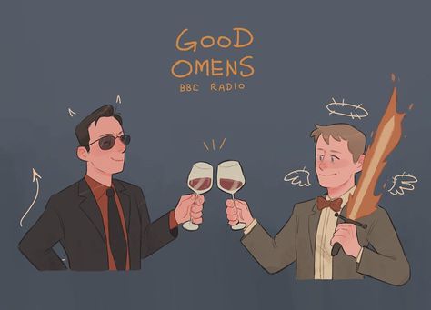 Peter Serafinowicz, Omen Fanart, Great Fire Of London, Art Zine, The Great Fire, Good Omens Book, Ineffable Husbands, Shakespeare Plays, Good Omens