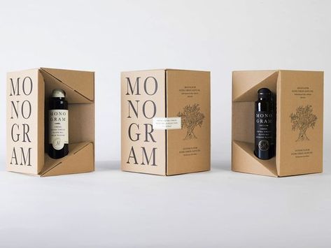 Olive Oil Packaging, Corrugated Packaging, Wine Packaging Design, Packaging Idea, Package Design Inspiration, Fruit Packaging, Alcohol Packaging, Cosmetic Packaging Design, Craft Packaging