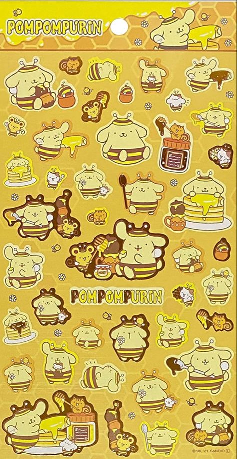 Pompompurin Stickers Printable, Pusheen Stickers, Hello Kitty Images, Small Envelopes, Scrapbook Stickers Printable, Little Twin Stars, Letter Set, Sanrio Characters, Scrapbook Stickers