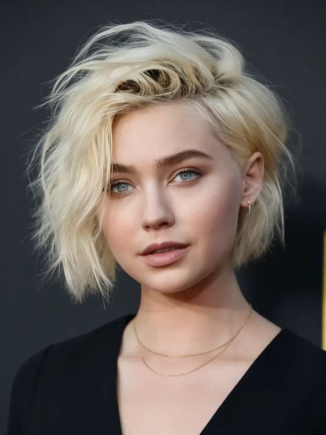 Asymmetrical Pixie Haircuts 2025: Embrace Edgy and Versatile Styles Asymmetrical Pixie Bob, Bang Ideas, Asymmetrical Pixie Haircut, Haircut For Face Shape, Asymmetrical Pixie Cuts, Asymmetrical Haircut, Bob Cuts, Edgy Pixie Cuts, Asymmetrical Pixie