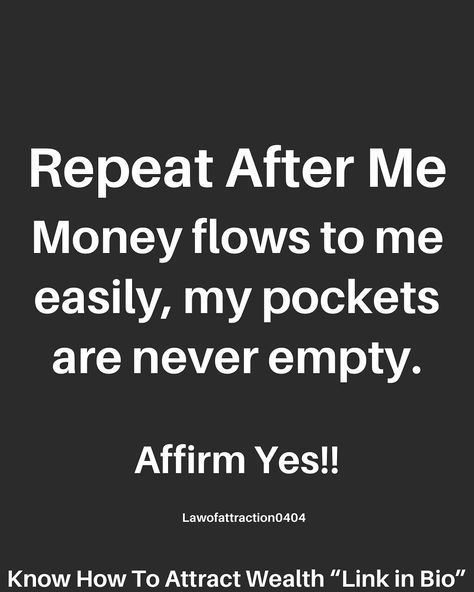 Listening to the Secret 7 minute Billionaire Brainwave will change your life. It will raise your vibration It will align your energy centers It will rewire your subconscious Mind. With it, you can attract anything you want into your life. Click the link in my bio @lawofattraction0404 to get the Secret 7-Minute Billionaire Brainwave🙏😇 #lawofattraction #manifestation #spiritualhealing #lawofattraction0404 Manifesting Money Affirmations, Raise Your Vibration, Energy Centers, Luck Quotes, Wealth Affirmations, Good Luck Quotes, Manifesting Money, Brain Waves, Money Affirmations
