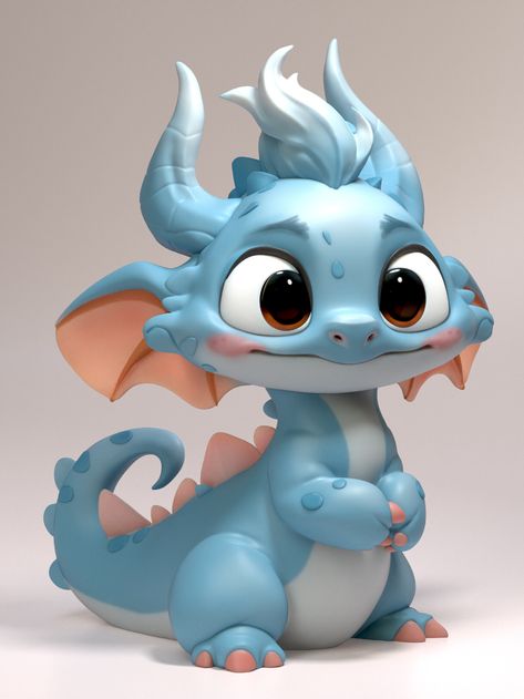 ArtStation - Little cute dragon., Oleg Aleinikov Dragon Character, 3d Dragon, Cute Dragon, Little Dragon, Instagram My Story, Cute Dragons, Dragon Design, Manga Drawing, Just For Fun