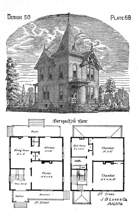 Beauty Haunted House Clipart, Victorian House Plan, Vintage Floor Plans, Old House Plans, Victorian House Plans, Victoria House, Gothic Bedroom, Vintage House Plans, Sims House Plans