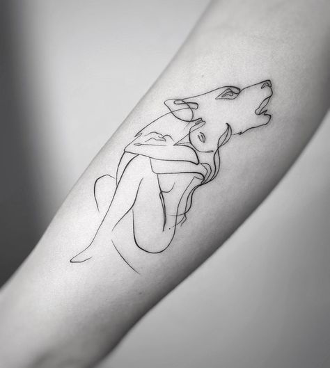 20+ Wolf Tattoos That’ll Make You The Talk Of The Town | POPxo Warewolf Tattoo, Wolf Tattoo Minimalist, Wolf Tattoo For Women, Wolf Face Tattoo, White Wolf Tattoo, Simple Wolf Tattoo, Cat Silhouette Tattoos, Wolf Tattoos For Women, Werewolf Tattoo