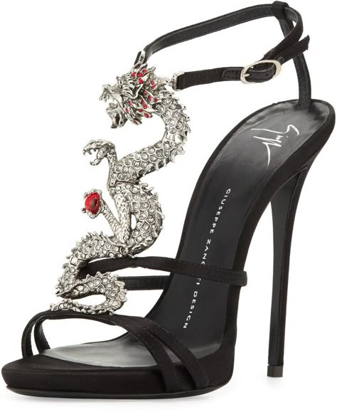 Giuseppe Zanotti                                                                                                                                                                                 More Strappy High Heels Sandals, Giuseppe Zanotti Heels, Sandals Strappy, Ankle Strap Sandals Heels, Strappy High Heels, Fancy Shoes, Rhinestone Heels, Ankle Strap Shoes, Strappy Sandals Heels