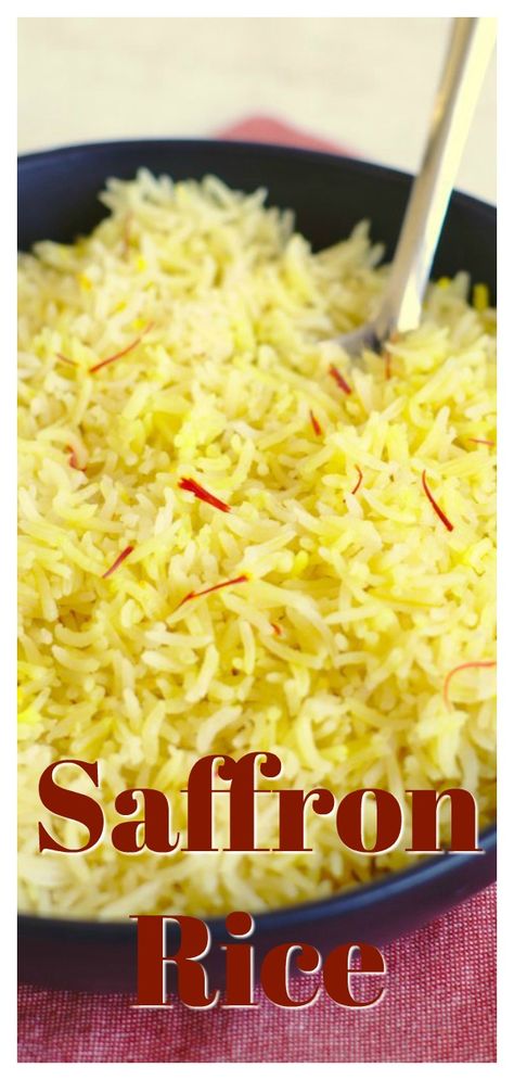 Saffron Rice Recipes, Rice Recipes Simple, Saffron Rice Recipe, Indian Rice Recipes, Lentil Dishes, Saffron Rice, Indian Dinner, Easy Indian Recipes, Prep Bowls