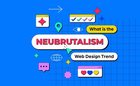 What Is The Neubrutalism Web Design Trend? A Visual Guide Gen Z Design Trends, Gen Z Design, Great Lakes Michigan, Z Design, Brutalist Buildings, Brutalist Design, Motion Graphics Design, Brutalist Architecture, Web Design Trends