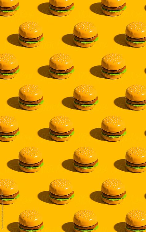 Fast Food Wallpaper, Food Hamburger, Food Pattern, Pattern Photography, Food Photoshoot, Burger Restaurant, Photo Food, Creative Pattern, Food Patterns