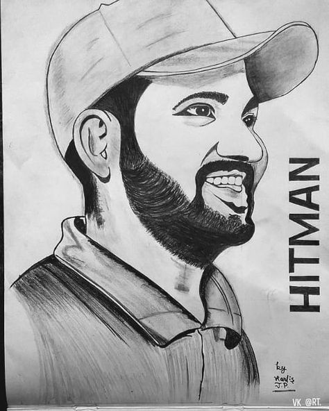 Easy Tiger Drawing, Black Pen Drawing, Tiger Drawing, India Cricket, New Photos Hd, Rohit Sharma, Beautiful Art Pictures, Anime Dragon Ball Goku, Easy Tiger