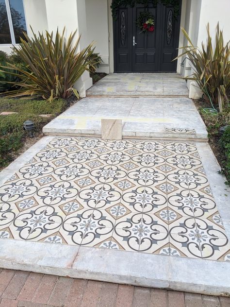 Outdoor Patterned Tiles, Outdoor Tile Patio, Balcony Tiles, Terrace Tiles, Outdoor Tile, Entry Tile, Exterior Tiles, Porch Tile, Outdoor Entryway