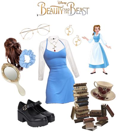 Disney Princess Custome Ideas, Tiana Inspired Outfits Aesthetic, Beauty And The Beast Hoco Outfits, Princess Outfit Inspiration, Disney Bending Outfits, Bell Outfits Beauty And The Beast, Disney Princess Outfit Ideas Casual, Beauty And The Beast Outfit Ideas Casual, Cute Disney Themed Outfits