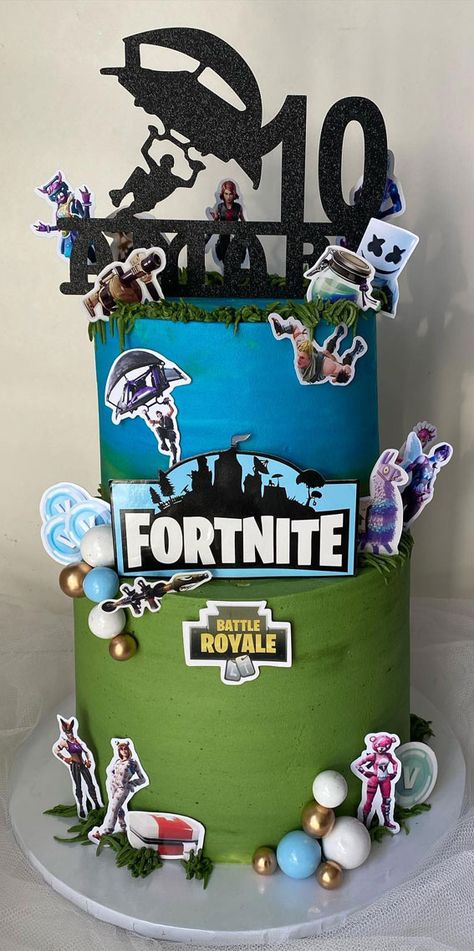 Fortnite cake, Fortnite cake ideas, Fortnite birthday cake, Fortnite-themed birthday cake, Fortnite-themed cake Raiders Cake, Fortnite Birthday Cake, Cake Fortnite, Fortnite Background, Fortnite Cake, Fortnite Birthday, 6 Birthday, Football Cake, Character Cakes