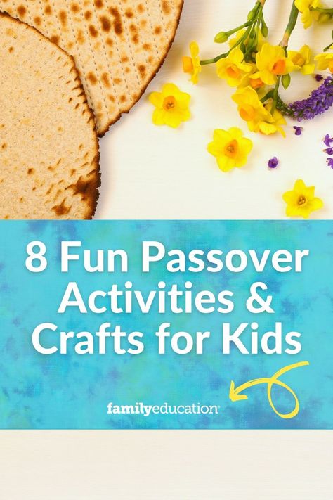 If you're looking for Passover ideas on how to celebrate Passover as a family, we've got you covered with eight Passover activities for kids to celebrate in a fun and meaningful way! Included are Passover crafts your kids will love! Passover Crafts For Kids, Seder Plate Craft, Passover Art, Passover Ideas, Passover Activities, Passover Crafts, Pesach Seder, Passover Decorations, Hebrew Lessons