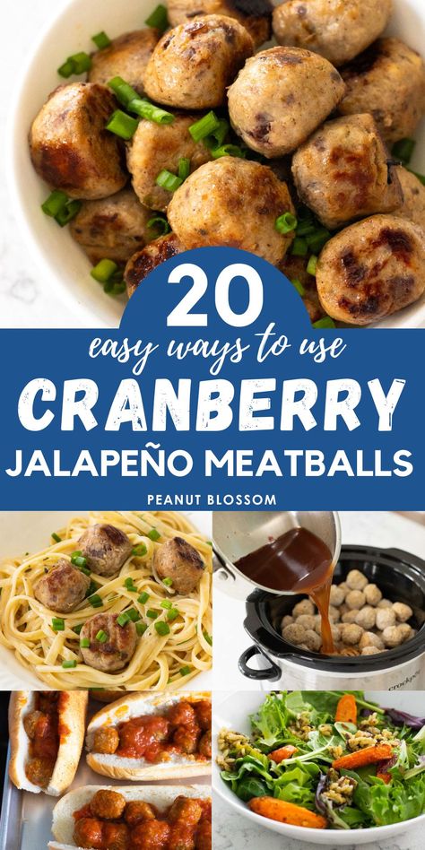 Cranberry Jalapeño Meatballs