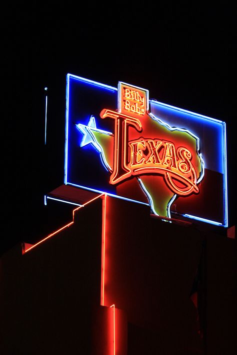 Cover: Billy Bob's Texas sign at night. 2520 Rodeo Plaza, north side Fort Worth. Texas Ranch Aesthetic, Texas Country Aesthetic, Fort Worth Texas Aesthetic, 70s Texas Aesthetic, Texas Aesthetic Cowboy, Rodeo Houston Aesthetic, Houston Texas Aesthetic, Old Texas Aesthetic, Texas Aesthetic