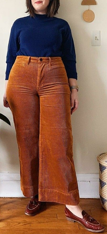 Orange Corduroy Pants Outfit, Styling Corduroy Pants, Fall Outfits Corduroy, Plus Size Corduroy Pants, Plus Size Corduroy, Corduroy Pants Outfit, Inspo Fits, Smart Casual Work Outfit, Clothes Wishlist