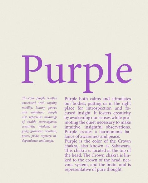 Purple Person Meaning, Purple Definition, Green Meaning, Organising Hacks, Purple Color Meaning, Color Moodboard, Purple Meaning, Divine Essence, Girl Therapy