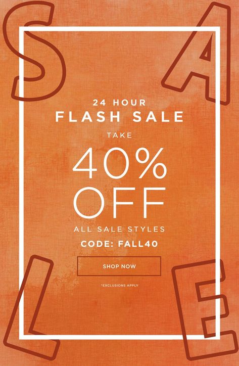 Fall Marketing Campaigns, Fall Sale Graphic, Fall Email Marketing, Flash Sale Email Design, End Of Season Sale Creative, Thanksgiving Email Design, Sale Campaign Design, Fall Email Design, Flash Sale Email