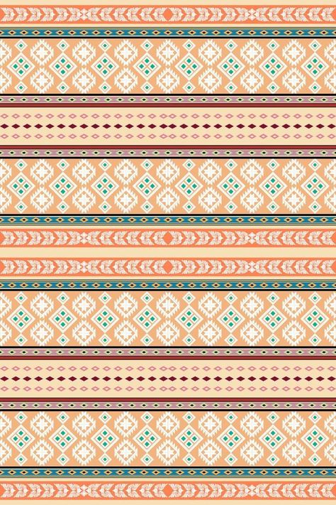 Ethnic boho pattern with geometric in bright colors. Design for carpet, wallpaper, clothing, wrapping, batik, fabric, Vector illustration embroidery style in Ethnic themes. Ethnic Design Pattern, Ethnic Wallpaper, Illustration Embroidery, Laces Design, Carpet Wallpaper, Boho Traditional, Bollywood Theme, Etsy Inspiration, Boho Wallpaper