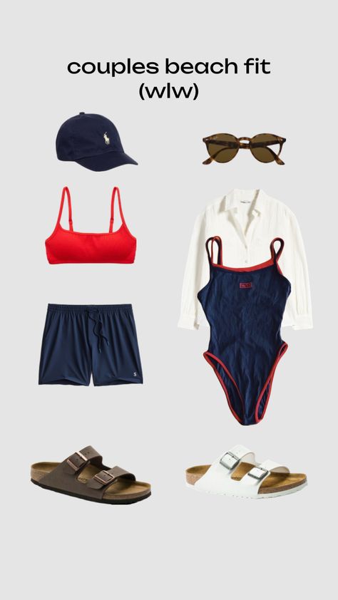 couples outfit masc+fem 🌈#outfitinspo #couplesoutfit #wlw #lgbtqia #beachfit Wlw Masc X Fem, Masc Fem, Couples Outfit, Beach Fits, Beach Girl, Outfit Inspo, How To Wear, Beauty