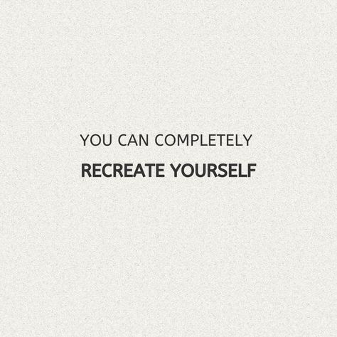 short quote | quote | healing quote | life quote | goal quote | recreate yourself Recreate Yourself, Books 2024, Short Quote, Strong Mind, Quote Life, Mindfulness, Healing, Felt, Math Equations