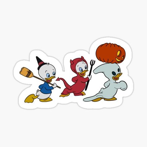 Disney Halloween Stickers, Halloween Costumes Illustration, Trio Stickers, Friends Halloween Costumes, Cute Halloween Characters, Cute Halloween Stickers, Disney Stickers, Stickers Cool, Stickers Halloween