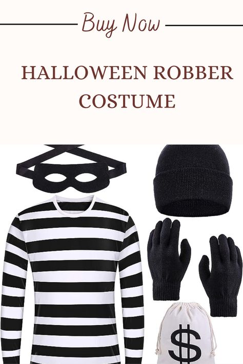 Black and white striped long sleeve T-shirt: black and white striped long sleeve T-shirt is in small size, comfortable, elastic, soft and breathable; you can dress up as a bank robber, prisoner or sailor for Halloween; not only for Halloween and cosplay parties, but also great for year-round wear, vey comfortable for you Robber Costume, Bank Robber, Pumpkin Halloween Decorations, Michael Myers Halloween, Canvas Bags, Knit Cap, Striped Long Sleeve, Canvas Bag, Eye Mask