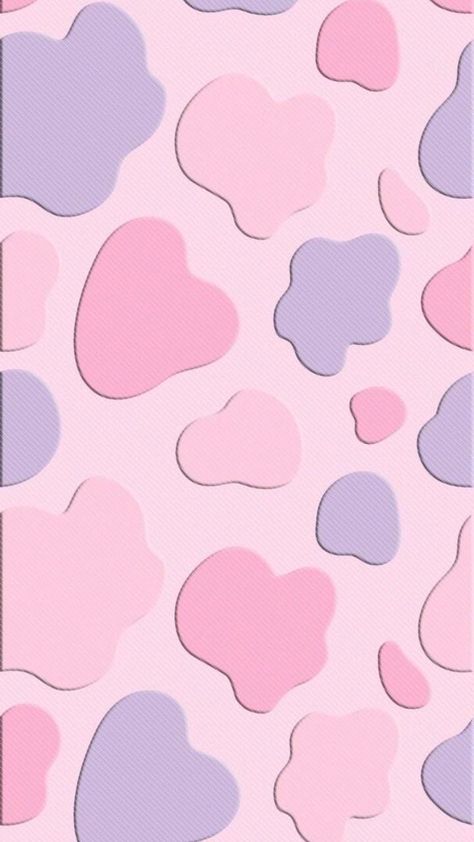 Cute Cow Wallpaper, Pastel Pink And Purple, Cow Wallpaper, Cow Print Wallpaper, Animal Print Wallpaper, Wallpaper Doodle, Simple Iphone Wallpaper, Iphone Wallpaper Pattern, Hippie Wallpaper