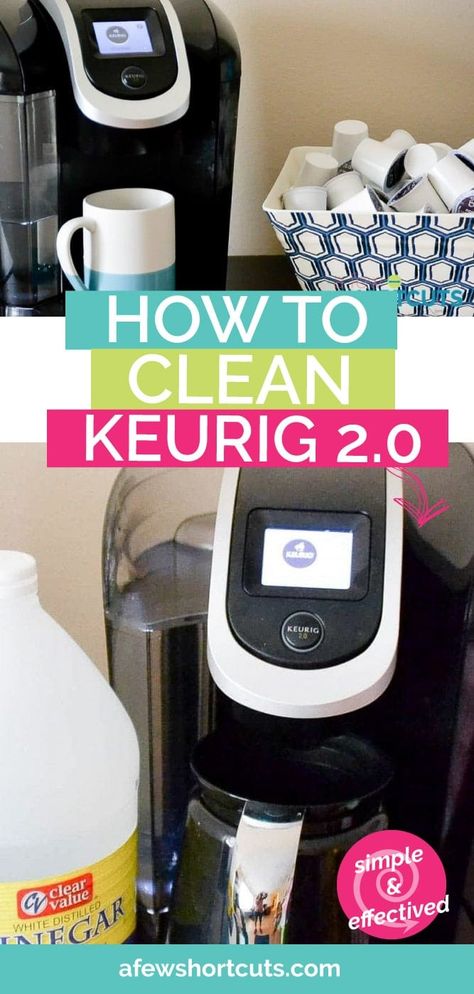 Cleaning Keurig With Vinegar, Clean Keurig, Cleaning Keurig, Descale Keurig, Wash Windows, Keurig Cleaning, Coffee Knowledge, Coffee Maker Cleaning, Keurig Coffee Maker