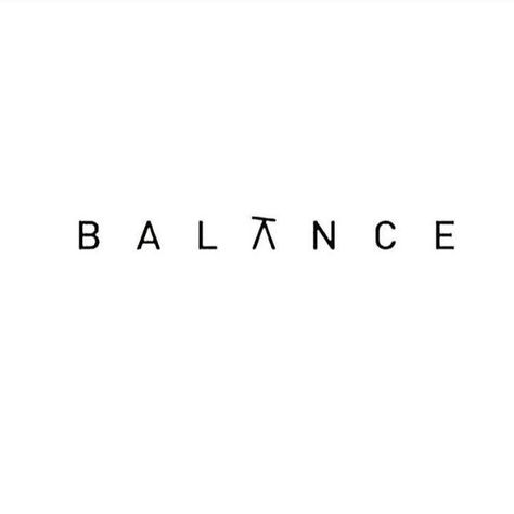 Minimalist Tattoo Balance, Balance Is Key Quote, Balance Small Tattoo, Balance Word Tattoo, Balance Tatoos, Balance Tattoo Design, Tattoo Balance, Tattoos That Mean Something, Lettering Tattoo Design