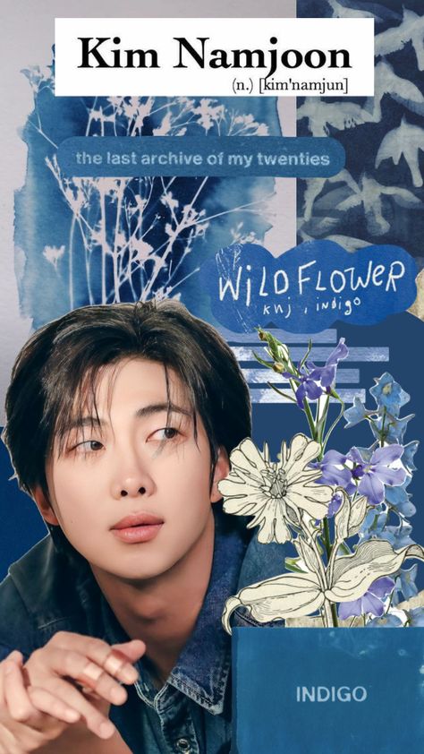 #rm #namjoon #btsarmy #indigo Namjoon Indigo Wallpaper, Rm Indigo Wallpaper, Kpop Posters Aesthetic, Rm Pictures Cute, Rm Pictures, Namjoon Indigo, Indigo Rm, Room Y2k, Rm Indigo