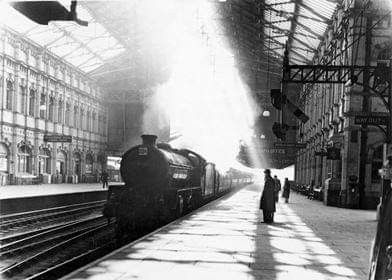 Victoria Station Nottingham circa 1950 Nottingham Station, George Stephenson, Birmingham News, Nottingham City, Liverpool History, Disused Stations, Old Train Station, Victoria Station, Steam Railway