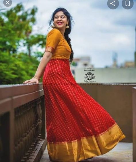 Photo Stills In Long Frocks, Frock Photo Shoot Ideas, Pellichupulu Photos, Frocks Poses For Women, Photo Poses In Long Frock, Long Frock Stills, Enthic Dresses For Women, Long Frocks Photo Poses, Long Frock Poses Photo Ideas At Home