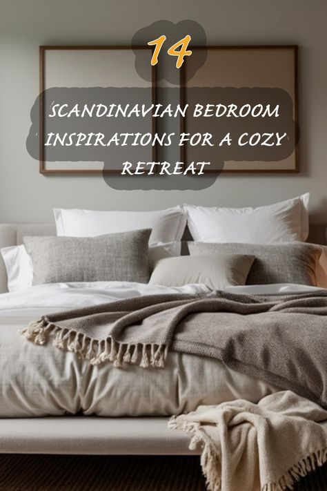 Discover the beauty of Scandinavian design with these 14 cozy bedroom inspirations. I love how the muted colors and natural textures create a serene atmosphere, perfect for unwinding after a long day. From plush blankets to layered bedding, each detail adds warmth and comfort to the space. Let’s embrace minimalism and coziness in our homes! Bedding Ideas Scandinavian, Scandinavian Bedrooms Master, Scandinavian Bedding Ideas, Neutral Bedding Ideas, Cozy Scandinavian Bedroom, Cozy Bedroom Inspirations, Scandinavian Bedroom Design, Scandinavian Bedroom Ideas, Japandi Dining Room