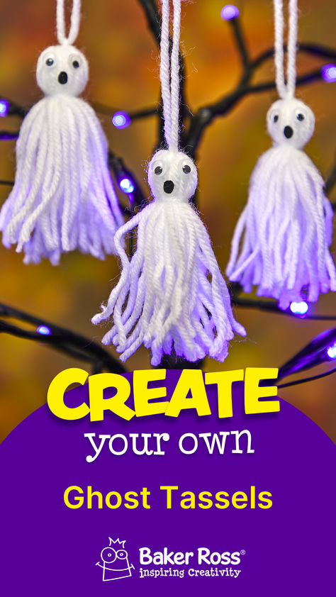 Bring some spooky fun to your Halloween festivities with our ghost tassel craft. Perfect for kids, this easy and creative project lets you make adorable ghost tassels using simple materials 👻.

#halloweencrafts #halloweendiy #halloween #diycrafts #kidscrafts #ghosts #halloweendecor Halloween Craft Age 8, Diy Ghost, Wool Crafts Diy, Halloween Arts, Babysitting Activities, Spooky Spooky, Art And Craft Supplies, Tassel Crafts, Ghost Diy